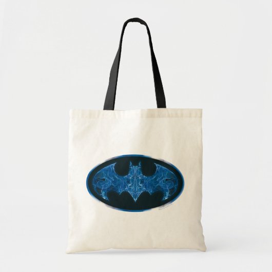 Blue Smoke Bat Symbol Tote Bag (Voorkant)