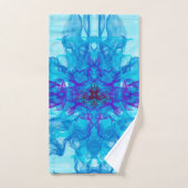 BLUE SMOKE - Fractal Art - Bad Handdoek (Handdoek)