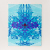 BLUE SMOKE - Fractal Art - Legpuzzel (Verticaal)
