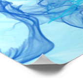 BLUE SMOKE - Fractal Art - Poster (Hoek)