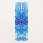BLUE SMOKE - Fractal Art - Yogamat (Voorkant)