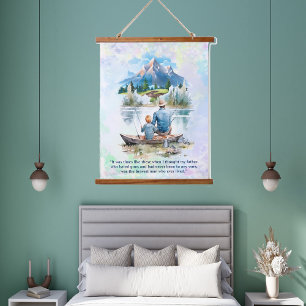 Blue Smoky Mountain Cloud Lake Vist Vaderdag Hangend Wandkleed