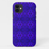 Blue Snake Texture Phone Case (Achterkant)