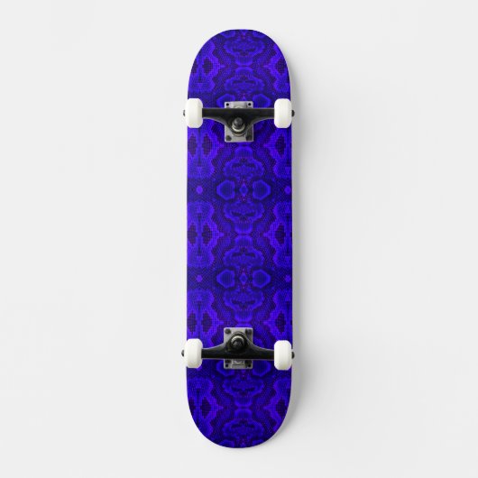 Blue Snake Texture SkateBoard (Voorkant)