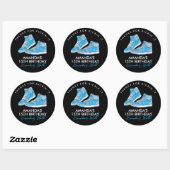 Blue Sneaker Ball Sticker (Vel)