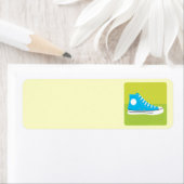 Blue Sneaker Etiket (Insitu)