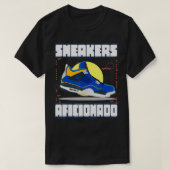 Blue Sneakers Aficionado T-shirt (Design voorkant)