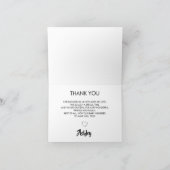 Blue Sneakers Baby shower bedankkaarten Kaart (Binnen)