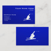 Blue Snow Skiing Visitekaartje (Voorkant / Achterkant)