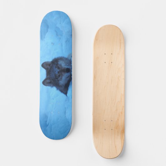 Blue Snow Timber Wolf Skateboard (Voorkant)