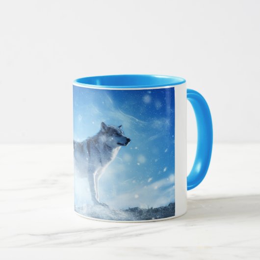 Blue Snow Wolf Combo Mok (Voorkant rechts)