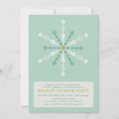 Blue Snowflake Annual Holiday Party (uitnodiging t Kaart (Voorkant)