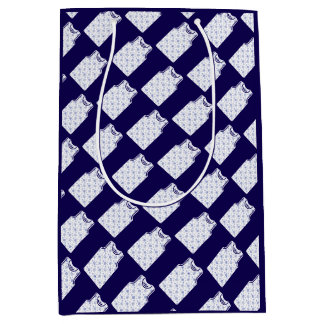 Blue Snowflake Basketball Jersey Medium Cadeauzakje