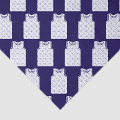 Blue Snowflake Basketball Jersey Tissuepapier (Detail)