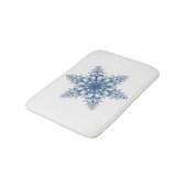 Blue Snowflake Bath Mat (Gekanteld)