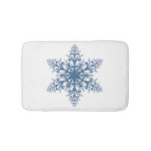 Blue Snowflake Bath Mat (Voorkant)