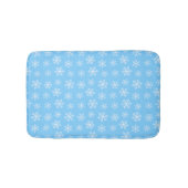 Blue Snowflake Bath Mat (Voorkant)