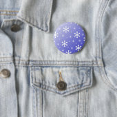Blue Snowflake Button (In situ)