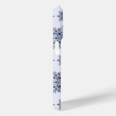 Blue Snowflake Damask Patroon Case-Mate iPhone Case (Achterkant / Rechts)