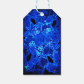 Blue Snowflake Gift Label Cadeaulabel (Voorkant)