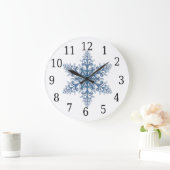 Blue Snowflake  Grote Klok (Huis)