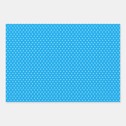 Blue Snowflake Inpakpapier Vel (Voorkant 3)