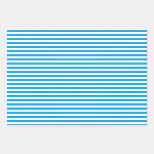 Blue Snowflake Inpakpapier Vel (Voorkant 2)