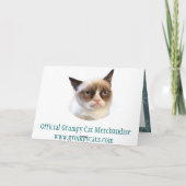 Blue Snowflake-kaart | Door de.... NEE! Feestdagen Kaart (Achterkant)