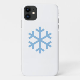 Blue Snowflake kerstiPhone 11 Hoesje
