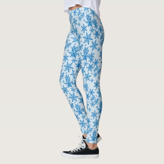 Blue Snowflake Leggings (Links)
