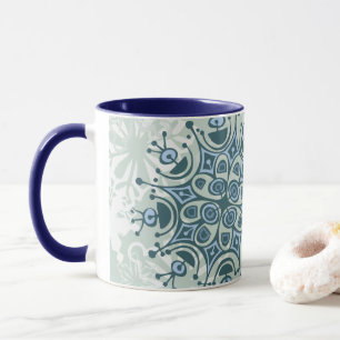 Blue Snowflake Mok