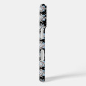 Blue Snowflake Pattern Case-Mate iPhone Case (Achterkant / Rechts)