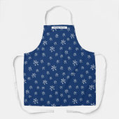Blue Snowflake Personalized Schort (Voorkant)