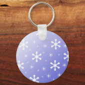Blue Snowflake Sleutelhanger (Voorkant)