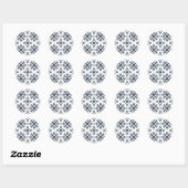 Blue Snowflake Sticker (Vel)