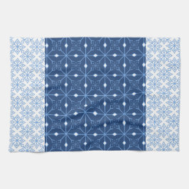 Blue Snowflake Winter Kitchen Towel Theedoek