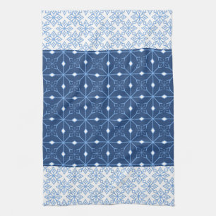 Blue Snowflake Winter Kitchen Towel Theedoek