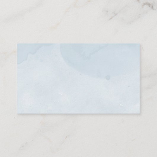 Blue Snowflakes Boy Baby shower Books for Baby Informatiekaartje (Achterkant)