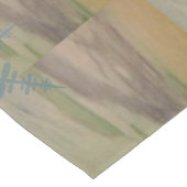 Blue Snowflakes on the Seashore Korte Tafelloper (Hoek)