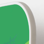 Blue Snowflakes on the Sunrise Mountain  Pickleball Paddle (Links Detail)