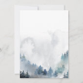 Blue Snowflakes ONEderful 1st Birthday Bedankkaart (Achterkant)