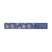 Blue Snowflakes Patroon (Individueel)