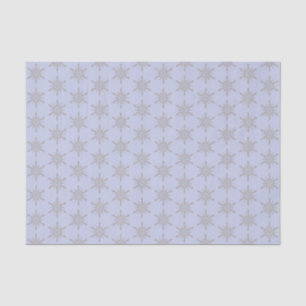 Blue Snowflakes Winter Tissuepapier
