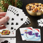 Blue Snowman-spelkaarten Pokerkaarten (Insitu)