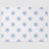 Blue Snowmen Christmas  Tissuepapier (Voorkant)