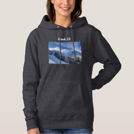 Blue Snowy Ridge Hoodie
