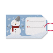 Blue Snowy Sky Snowman Merry Kerstmis