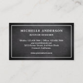 Blue Sofa Furniture Store Interieurontwerper Visitekaartje (Achterkant)