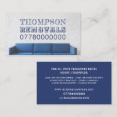 Blue Sofa, Removal Company Visitekaartje (Voorkant / Achterkant)