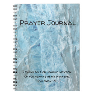 Blue Solid Rock Abstract Prayer Journal Notitieboe Notitieboek